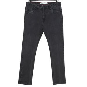 Black Jeans 34x30 Y2K Grunge Skater Streetwear Workwear Dark Academia Casual